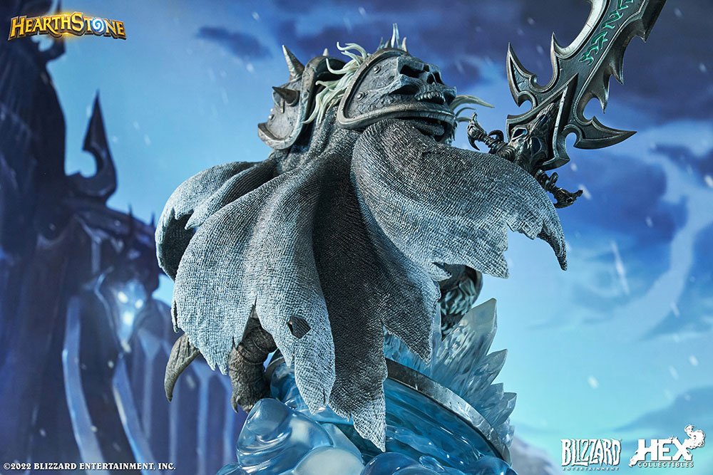 THE LICH KING - BLIZZARD HEARTHSTONE - 1/6 STATUE - HEX COLLECTIBLES - Imagen 9