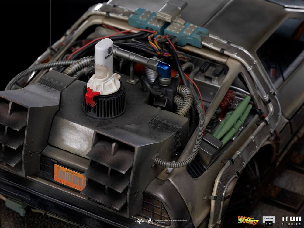 DELOREAN - BACK TO THE FUTURE III - ART SCALE 1/10 - IRON STUDIOS - Imagen 3