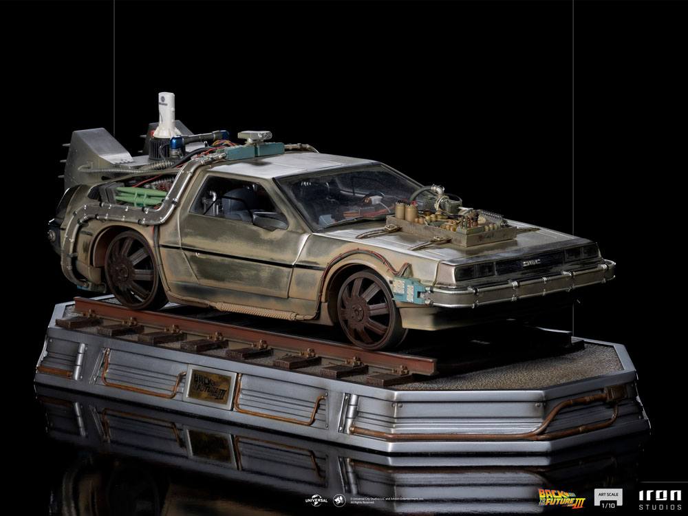 DELOREAN - BACK TO THE FUTURE III - ART SCALE 1/10 - IRON STUDIOS - Imagen 4