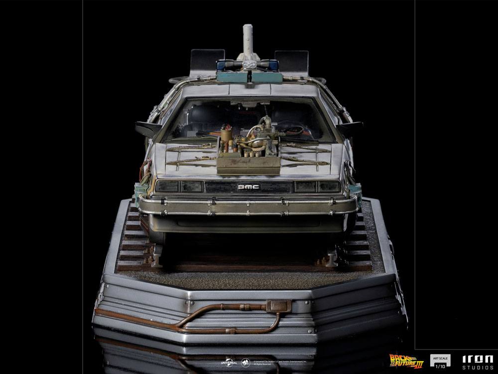 DELOREAN - BACK TO THE FUTURE III - ART SCALE 1/10 - IRON STUDIOS - Imagen 5