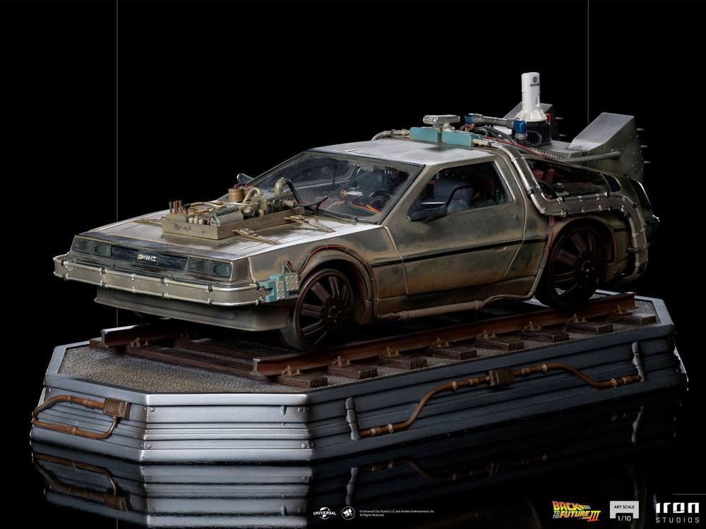 DELOREAN - BACK TO THE FUTURE III - ART SCALE 1/10 - IRON STUDIOS - Imagen 6