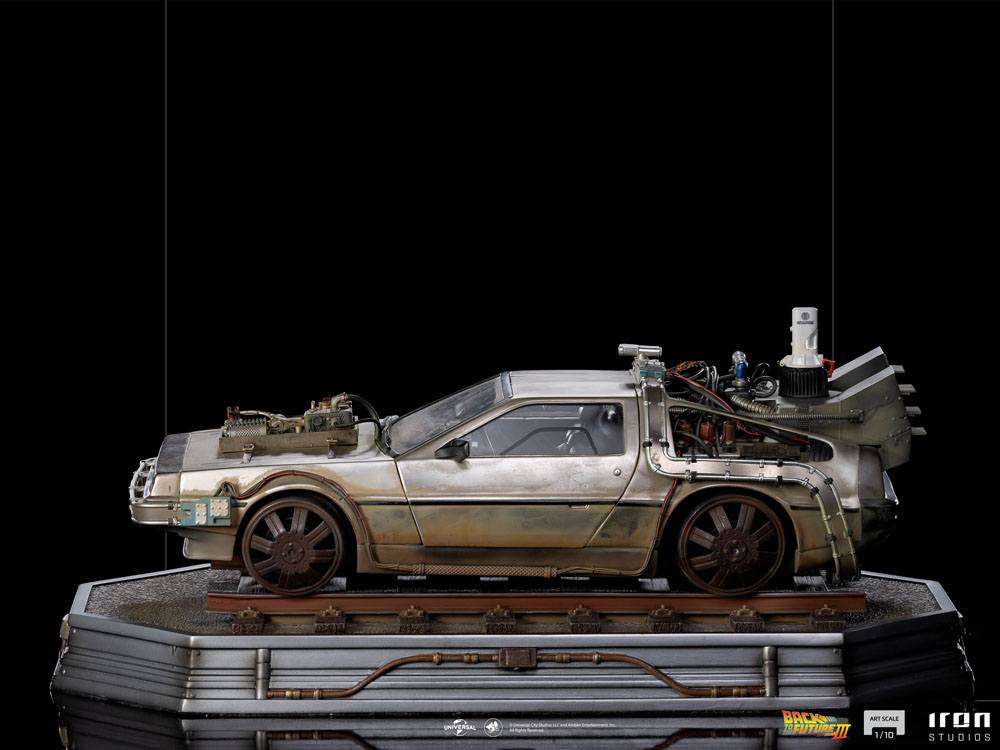 DELOREAN - BACK TO THE FUTURE III - ART SCALE 1/10 - IRON STUDIOS - Imagen 7