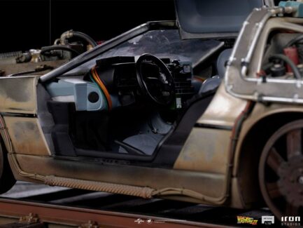 DELOREAN - BACK TO THE FUTURE III - ART SCALE 1/10 - IRON STUDIOS - Imagen 9