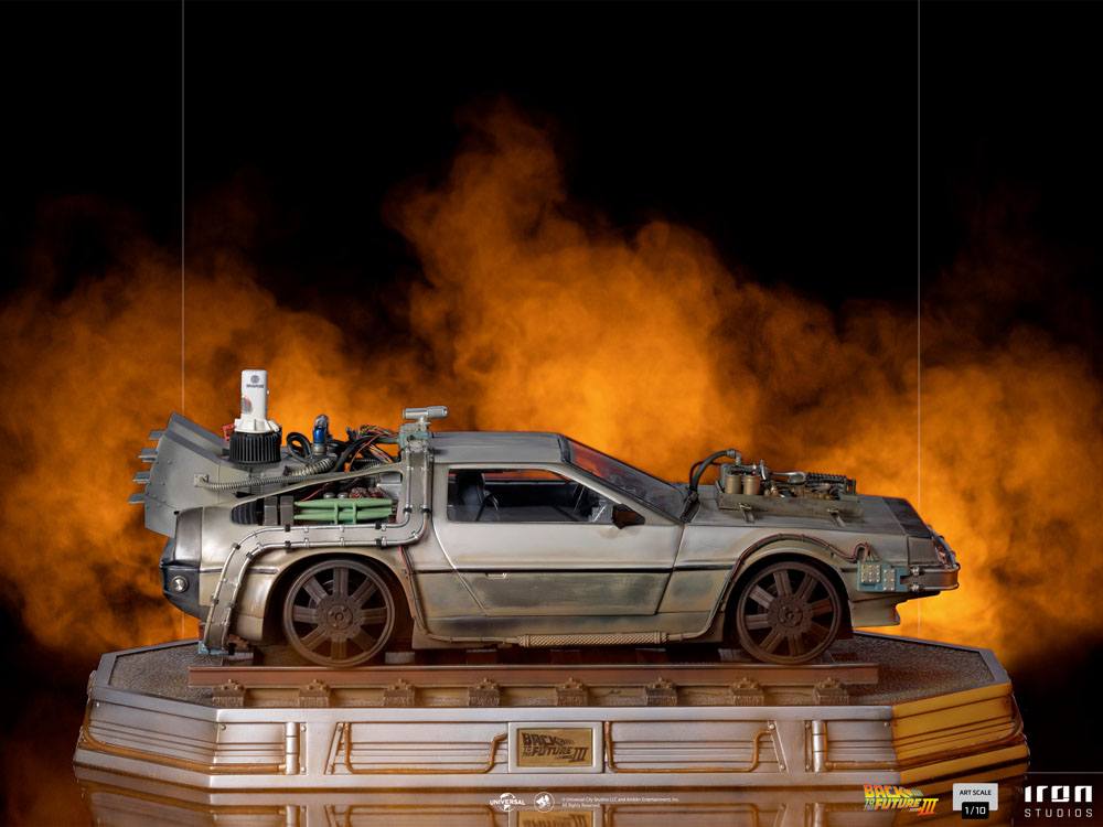DELOREAN - BACK TO THE FUTURE III - ART SCALE 1/10 - IRON STUDIOS - Imagen 12