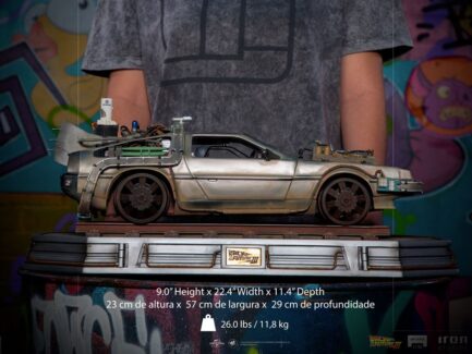 DELOREAN - BACK TO THE FUTURE III - ART SCALE 1/10 - IRON STUDIOS - Imagen 13