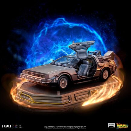 DELOREAN STATUE - BACK TO THE FUTURE - ART SCALE 1/10 - IRON STUDIOS - Imagen 12