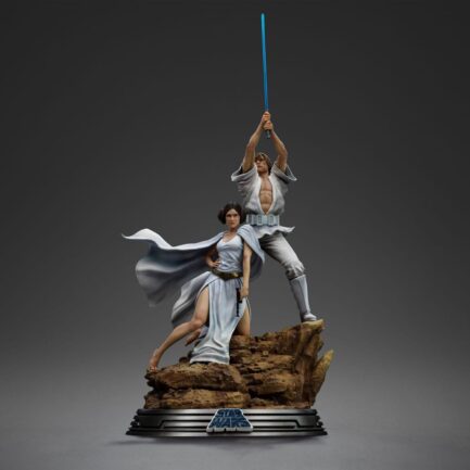 LUKE AND LEIA DELUXE - STAR WARS - ART SCALE 1/10 - IRON STUDIOS - Imagen 4