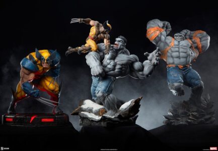 GREY HULK VS WOLVERINE - MARVEL - PREMIUM FORMAT - 58 CM - SIDESHOW COLLECTIBLES - Imagen 15
