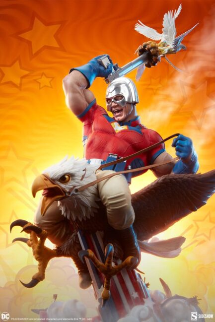 PEACEMAKER: EAT PEACE... - DC COMICS - PREMIUM FORMAT - 57 CM - SIDESHOW COLLECTIBLES - Imagen 2
