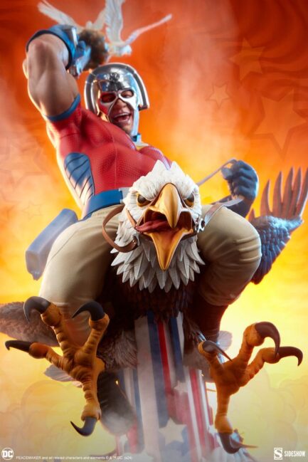 PEACEMAKER: EAT PEACE... - DC COMICS - PREMIUM FORMAT - 57 CM - SIDESHOW COLLECTIBLES - Imagen 3