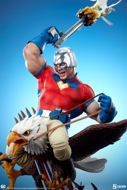 PEACEMAKER: EAT PEACE... - DC COMICS - PREMIUM FORMAT - 57 CM - SIDESHOW COLLECTIBLES - Imagen 5