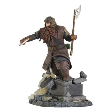 GIMLI PVC DIORAMA 20 CM THE LORD OF THE RINGS GALLERY - DIAMOND SELECT - Imagen 2