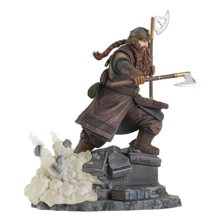 GIMLI PVC DIORAMA 20 CM THE LORD OF THE RINGS GALLERY - DIAMOND SELECT - Imagen 3