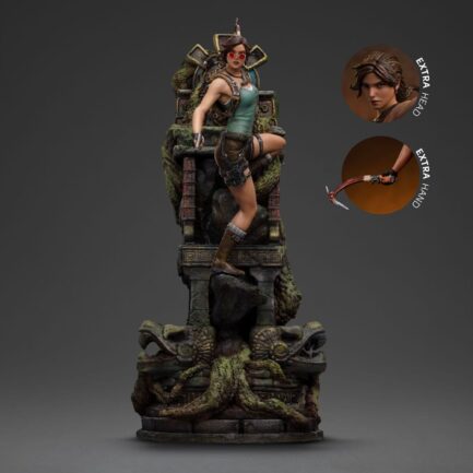 LARA CROFT DELUXE - TOMB RAIDER - ART SCALE 1/10 - IRON STUDIOS - Imagen 2