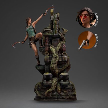 LARA CROFT DELUXE - TOMB RAIDER - ART SCALE 1/10 - IRON STUDIOS - Imagen 4