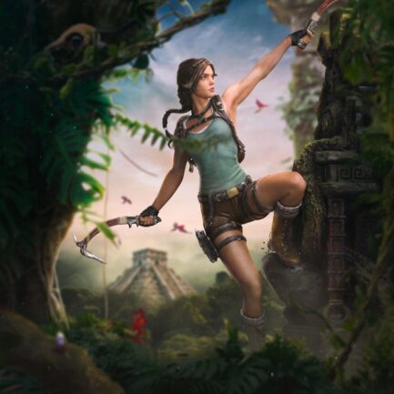LARA CROFT DELUXE - TOMB RAIDER - ART SCALE 1/10 - IRON STUDIOS - Imagen 12