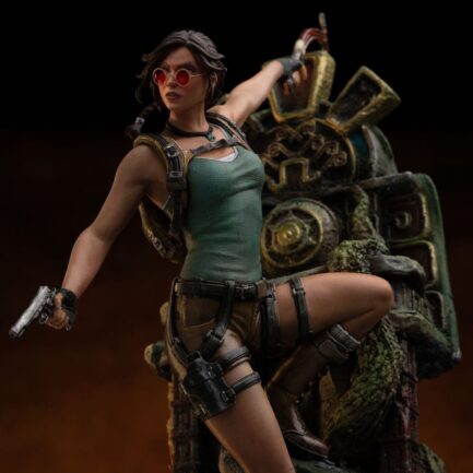 LARA CROFT DELUXE - TOMB RAIDER - ART SCALE 1/10 - IRON STUDIOS - Imagen 16