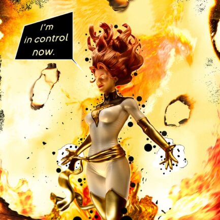 PHOENIX WHITE VERSION - MARVEL COMICS - ART SCALE 1/10 - IRON STUDIOS - Imagen 9