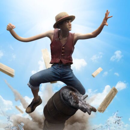 LUFFY - ONE PIECE  - ART SCALE 1/10 - IRON STUDIOS - Imagen 9
