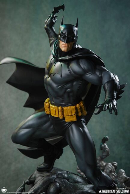 BATMAN (BLACK & GRAY EDITION) - DC COMICS - MAQUETTE 1/4 50 CM - TWEETERHEAD - Imagen 4