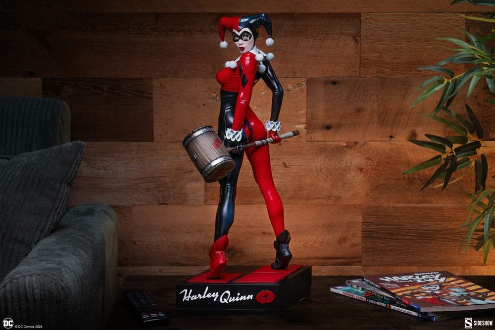 HARLEY QUINN - DC COMICS - PREMIUM FORMAT - 49 CM - SIDESHOW COLLECTIBLES - Imagen 2