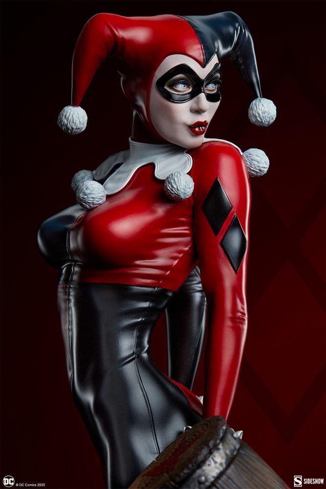 HARLEY QUINN - DC COMICS - PREMIUM FORMAT - 49 CM - SIDESHOW COLLECTIBLES - Imagen 5
