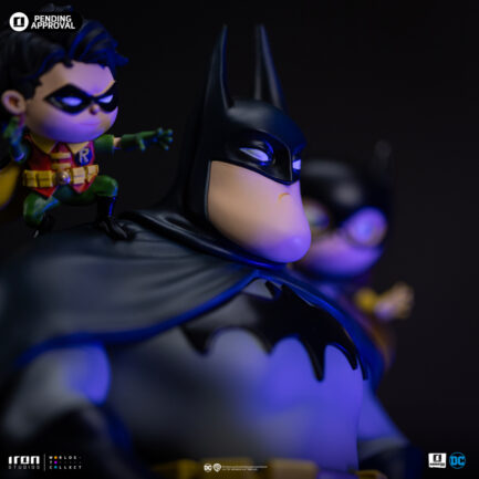 BATMAN FAMILY - DC COMICS - ANIMATED ICONS - IRON STUDIOS - Imagen 3