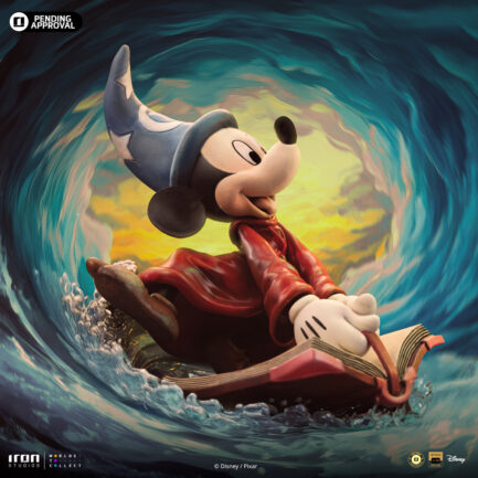 SORCERER MICKEY - DISNEY CLASSICS - ART SCALE 1/10 VINTAGE COLLECTION - IRON STUDIOS - Imagen 7