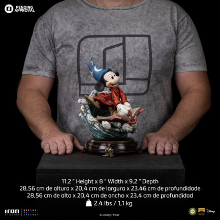 SORCERER MICKEY - DISNEY CLASSICS - ART SCALE 1/10 VINTAGE COLLECTION - IRON STUDIOS - Imagen 9
