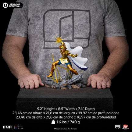 LEO AIOLIA - SAINT SEIYA - ART SCALE 1/10 - IRON STUDIOS - Imagen 4