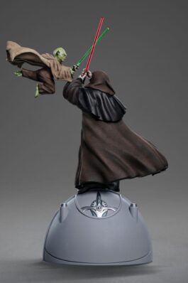 YODA VS EMPEROR PALPATINE (CCXP EXCLUSIVE 2024) – STAR WARS – ART SCALE 1/10 – IRON STUDIOS