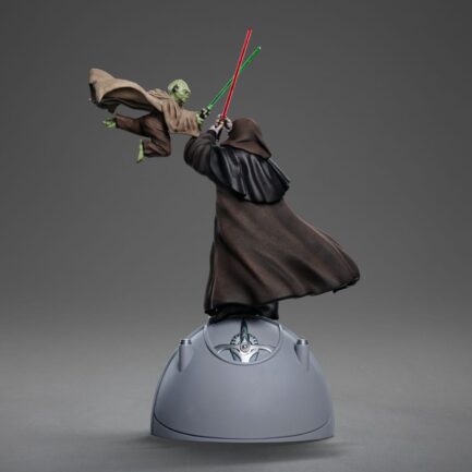 YODA VS EMPEROR PALPATINE (CCXP EXCLUSIVE 2024) - STAR WARS - ART SCALE 1/10 - IRON STUDIOS - Imagen 2