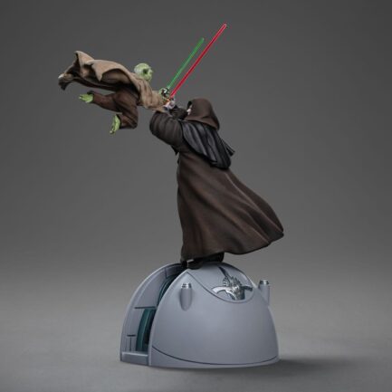 YODA VS EMPEROR PALPATINE (CCXP EXCLUSIVE 2024) - STAR WARS - ART SCALE 1/10 - IRON STUDIOS - Imagen 3