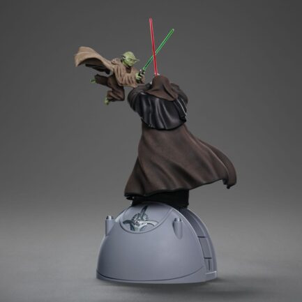 YODA VS EMPEROR PALPATINE (CCXP EXCLUSIVE 2024) - STAR WARS - ART SCALE 1/10 - IRON STUDIOS - Imagen 4