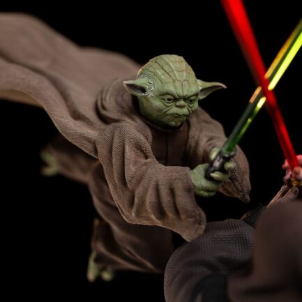 YODA VS EMPEROR PALPATINE (CCXP EXCLUSIVE 2024) - STAR WARS - ART SCALE 1/10 - IRON STUDIOS - Imagen 8