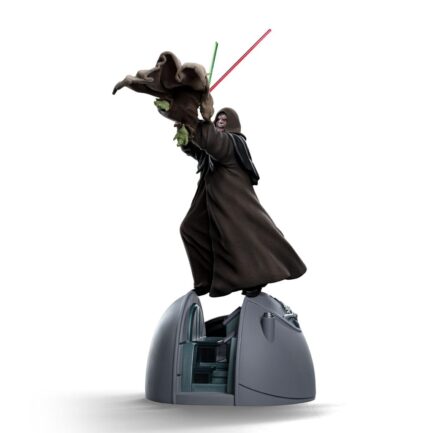 YODA VS EMPEROR PALPATINE (CCXP EXCLUSIVE 2024) - STAR WARS - ART SCALE 1/10 - IRON STUDIOS - Imagen 16