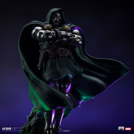 DOCTOR DOOM - INFINITY GAUNTLET DIORAMA - ART SCALE 1/10 - IRON STUDIOS - Imagen 8