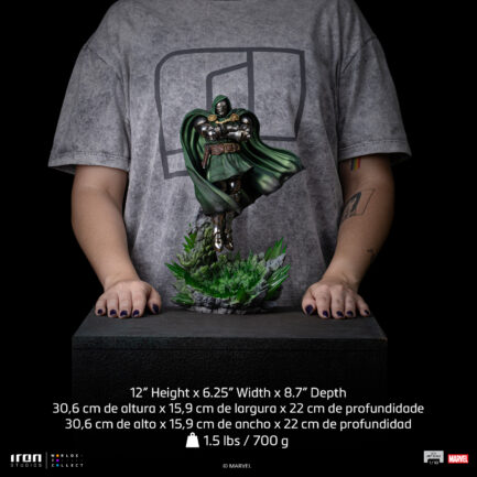DOCTOR DOOM - INFINITY GAUNTLET DIORAMA - ART SCALE 1/10 - IRON STUDIOS - Imagen 14