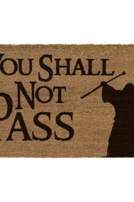 FELPUDO 60X40 CM YOU SHALL NOT PASS – EL SEÑOR DE LOS ANILLOS