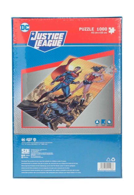PUZLE JUSTICE LEAGUE BATMAN, SUPERMAN, WONDER WOMAN - UNIVERSO DC - Imagen 2