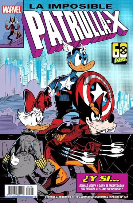 EL ASOMBROSO SPIDERMAN ESPECIAL (247) (PORTADA ALTERNATIVA DISNEY WHAT IF: LA IMPOSIBLE PATRULLA-X 268)