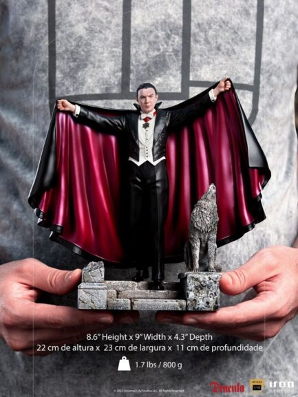 DRACULA BELA LUGOSI DELUXE - UNIVERSAL MONSTERS - ART SCALE 1/10 - Imagen 7