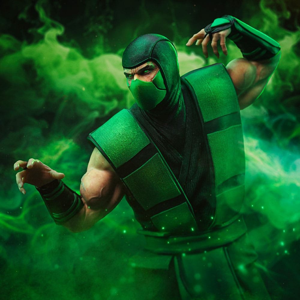 REPTILE - MORTAL KOMBAT - ART SCALE 1/10 - IRON STUDIOS - Imagen 8