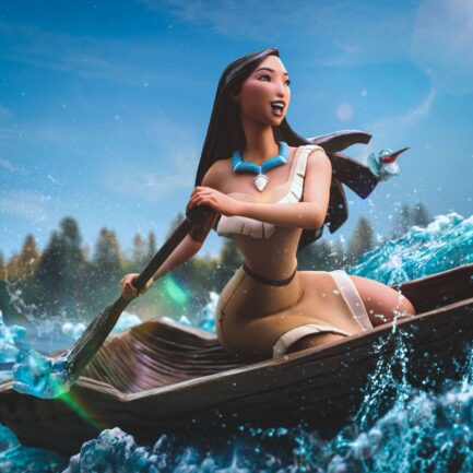 POCAHONTAS - DISNEY CLASSICS - ART SCALE 1/10 - IRON STUDIOS - Imagen 6
