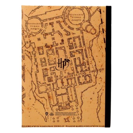 LIBRETA CON LUZ MAPA MERODEADOR - HARRY POTTER - Imagen 2