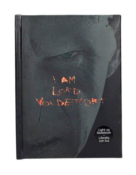 LIBRETA CON LUZ LORD VOLDEMORT - HARRY POTTER
