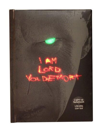 LIBRETA CON LUZ LORD VOLDEMORT - HARRY POTTER - Imagen 2
