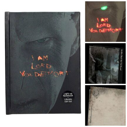 LIBRETA CON LUZ LORD VOLDEMORT - HARRY POTTER - Imagen 3