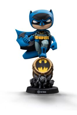 BATMAN ON BAT-SIGNAL (BLUE VARIANT) – BATMAN – MINICO – IRON STUDIOS
