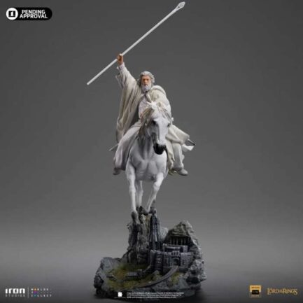 GANDALF THE WHITE ON SHADOWFAX DELUXE (EXCLUSIVE CCXP) - THE LORDS OF THE RINGS - BDS ART SCALE 1/10 - IRON STUDIOS - Imagen 3